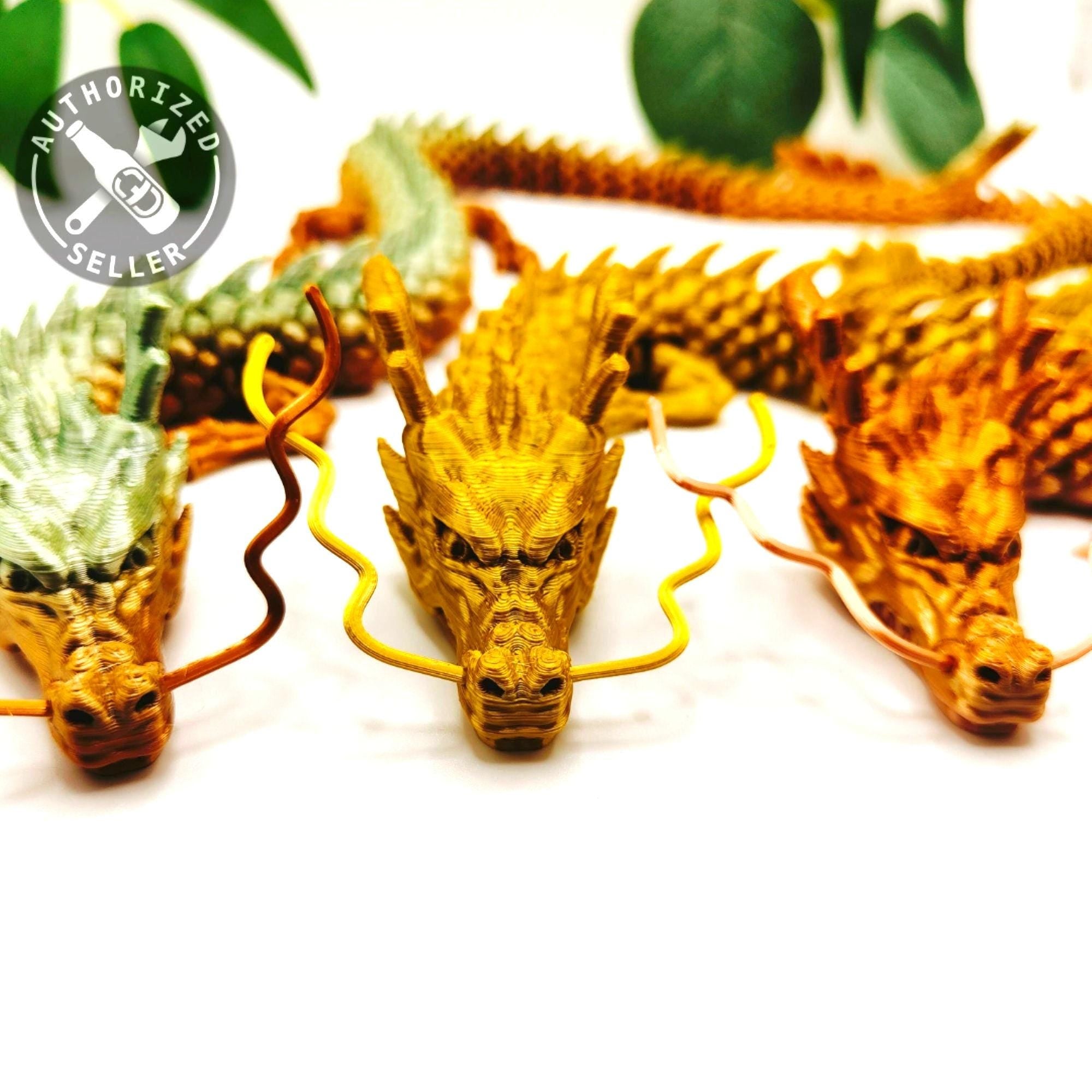 Articulated Dragon Flexible 3D Printed Fidget Toy